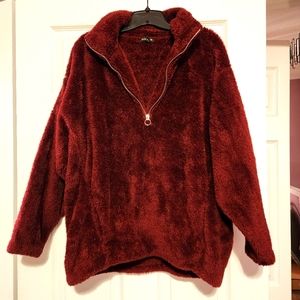 Express Pullover Half Zip Sweater - Small